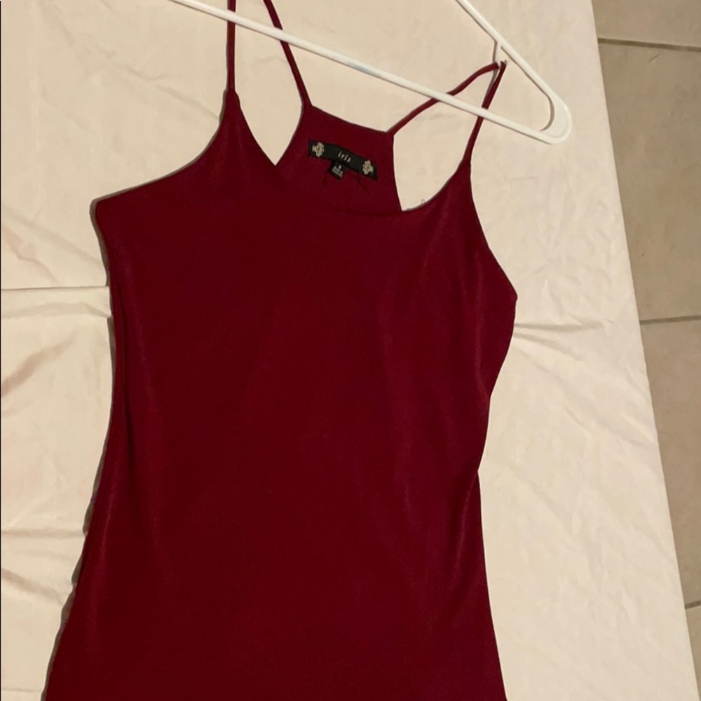 Burgundy Tank Top